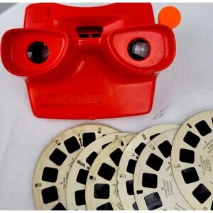 VNTG 3D Tyco View Master Works Great 6 Reels Lassie Mickey New York California